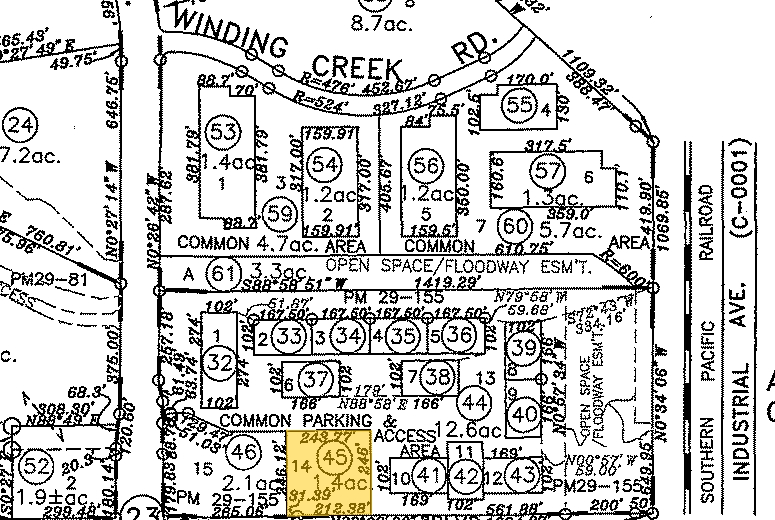 1382 Blue Oaks Blvd, Roseville, CA for lease - Plat Map - Image 3 of 15