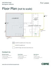 1535 Rollins Rd, Burlingame, CA for lease Floor Plan- Image 1 of 1