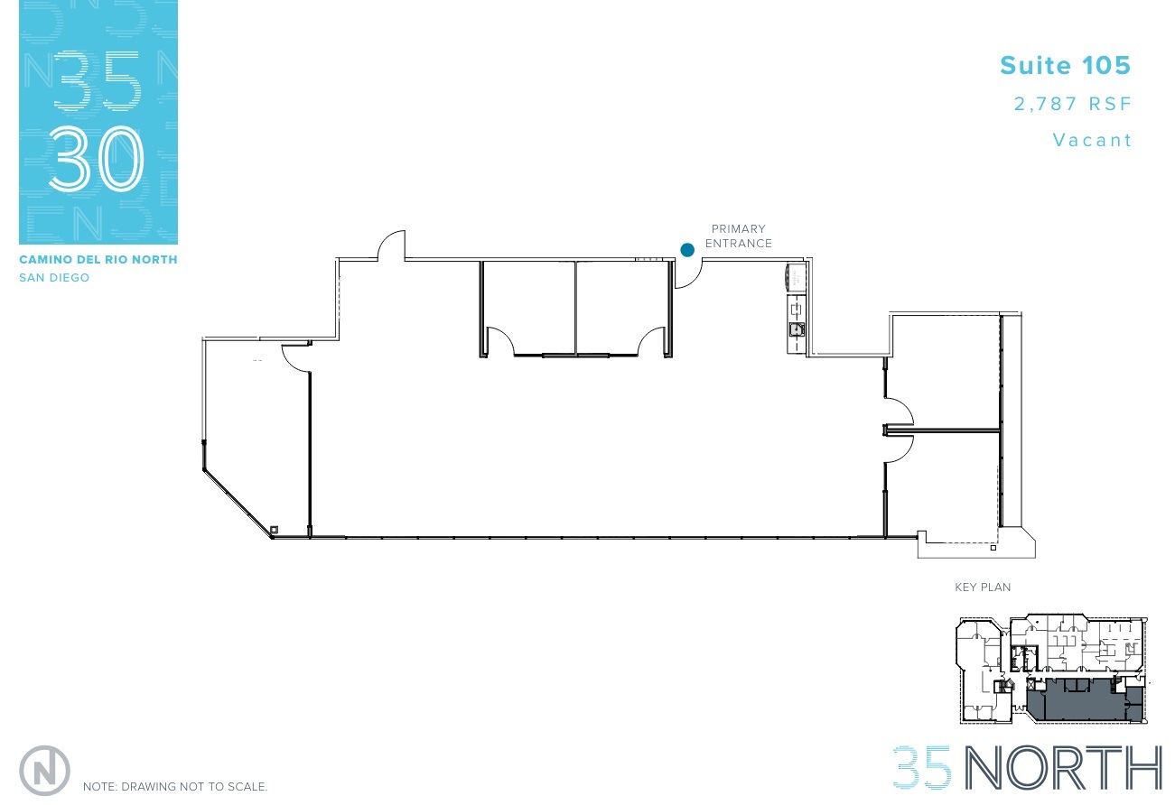 3530 Camino Del Rio N, San Diego, CA for lease Floor Plan- Image 1 of 1