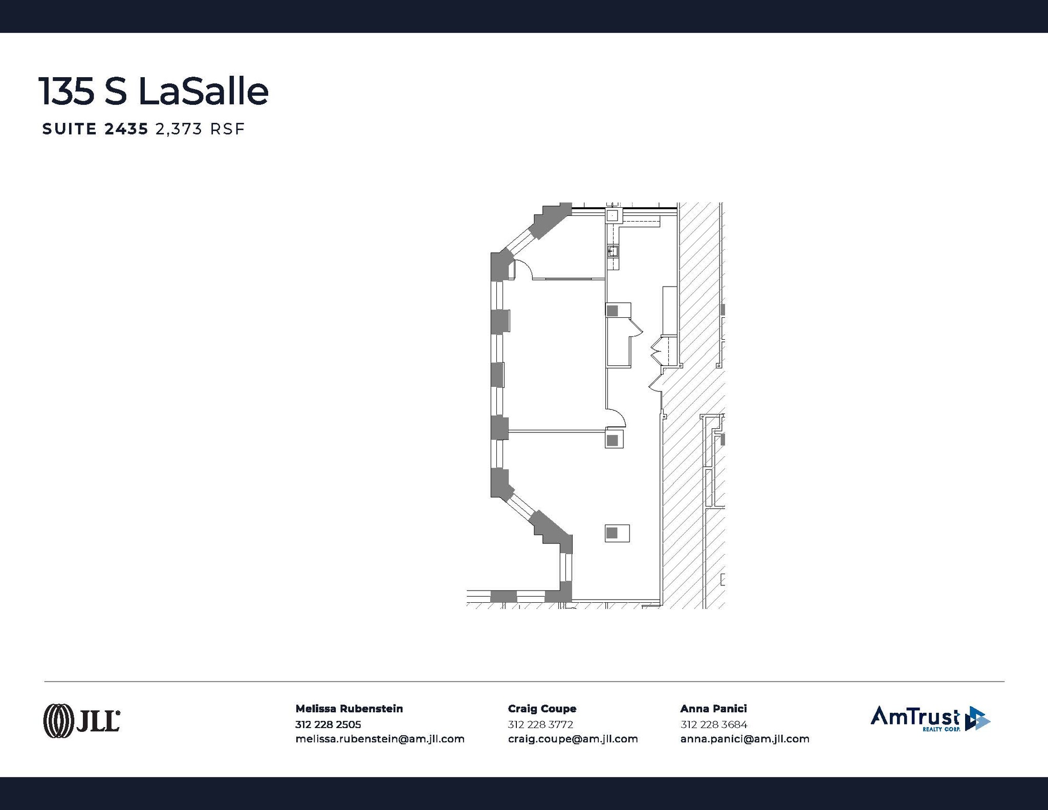 135 S LaSalle St, Chicago, IL for lease Floor Plan- Image 1 of 4