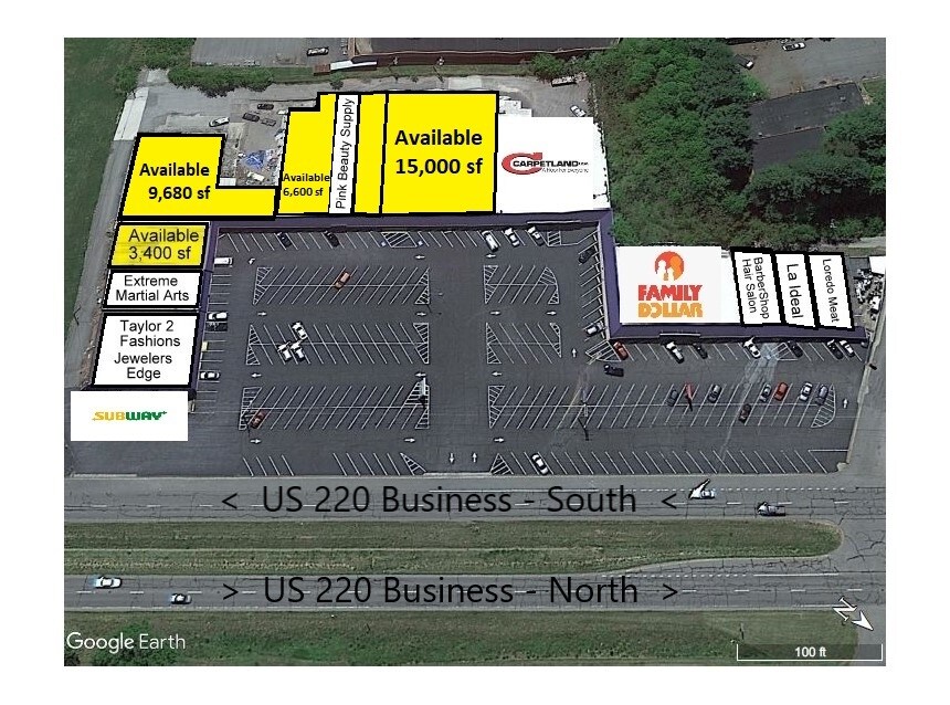 2330-2440 Greensboro Rd, Martinsville, VA for lease Aerial- Image 1 of 10