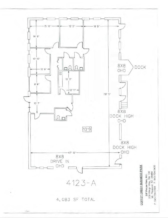 4123 Rose Lake Dr, Charlotte, NC for lease Floor Plan- Image 1 of 1