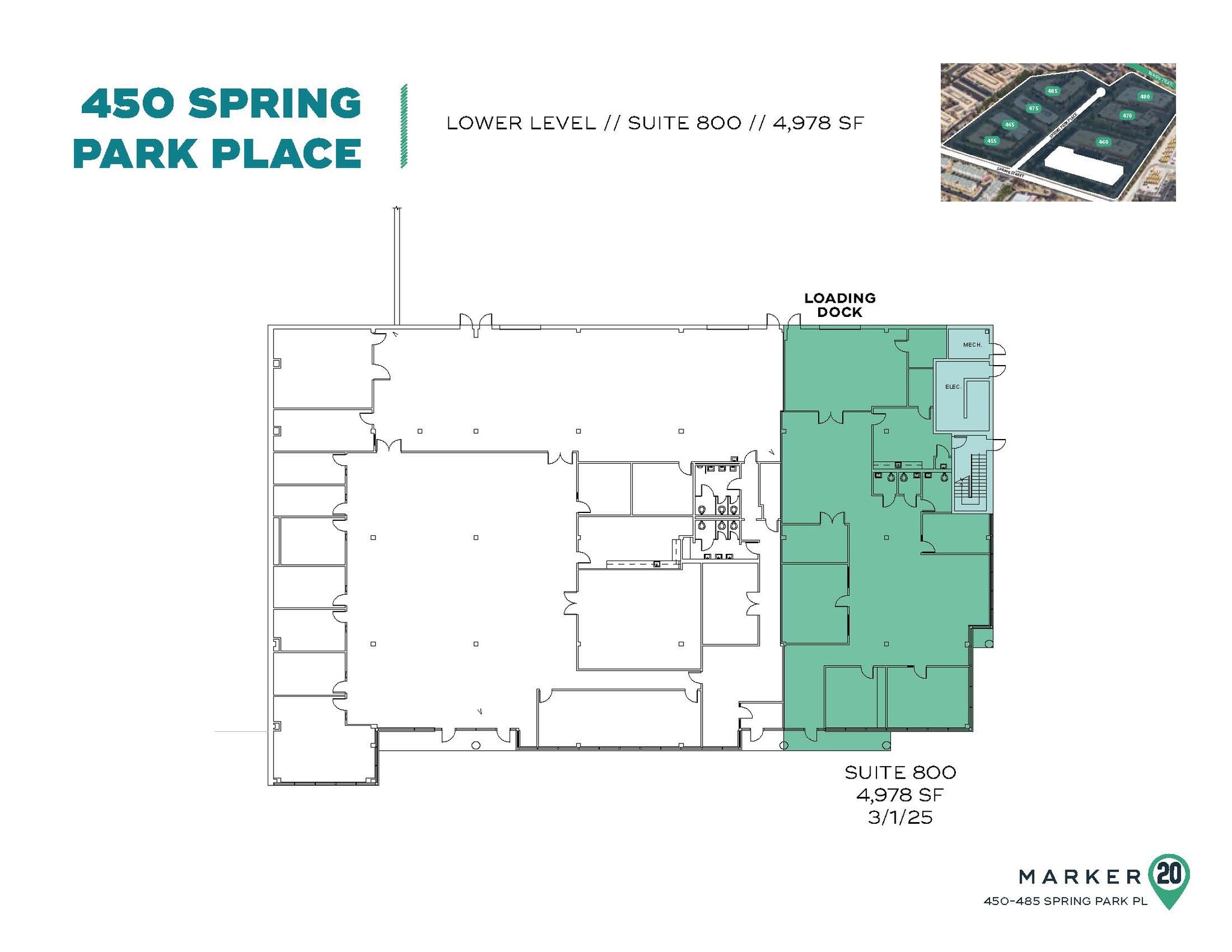 450 Spring Park Pl, Herndon, VA for lease Floor Plan- Image 1 of 1