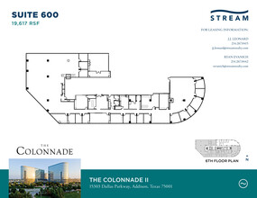 15301 N Dallas Pky, Addison, TX for lease Floor Plan- Image 1 of 2