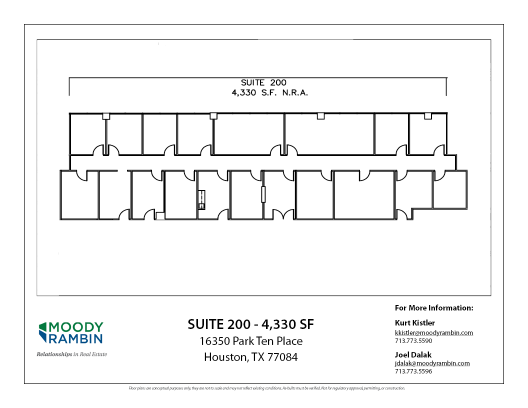 16350 Park Ten Place Dr, Houston, TX for lease Floor Plan- Image 1 of 1