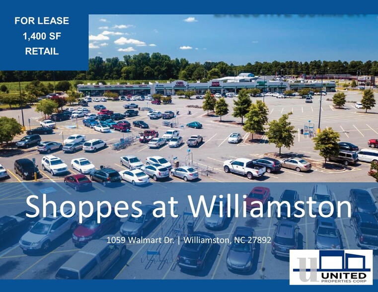 1059 Walmart Dr, Williamston, NC for lease - Building Photo - Image 1 of 14