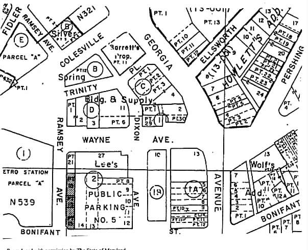 1111 Bonifant St, Silver Spring, MD for sale - Plat Map - Image 3 of 5