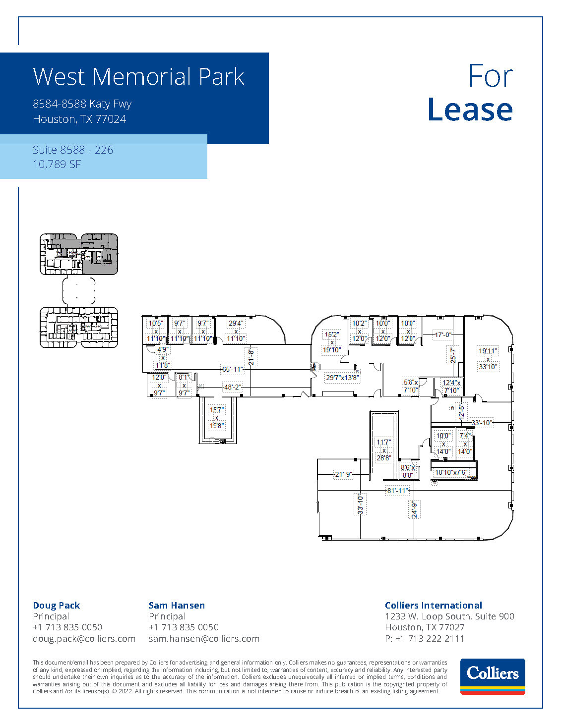 8554 Katy Fwy, Houston, TX for lease Floor Plan- Image 1 of 2