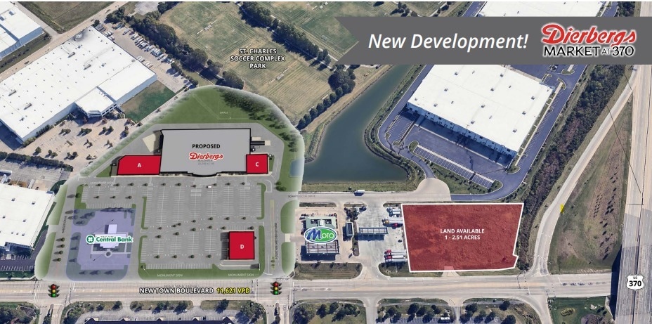 3760 New Town Blvd, Saint Charles, MO for lease - Building Photo - Image 1 of 3