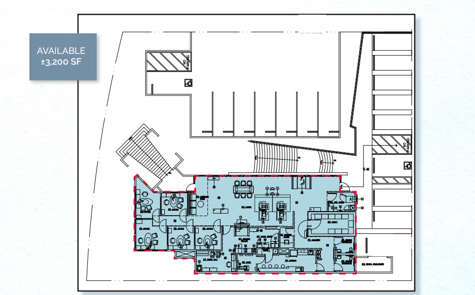 1435 Camino del Mar, Del Mar, CA for lease Floor Plan- Image 1 of 1