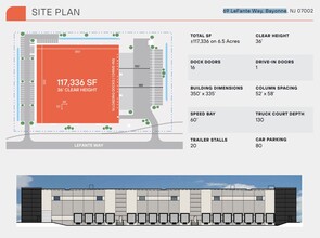 69 Lefante Way, Bayonne, NJ for lease Site Plan- Image 2 of 2