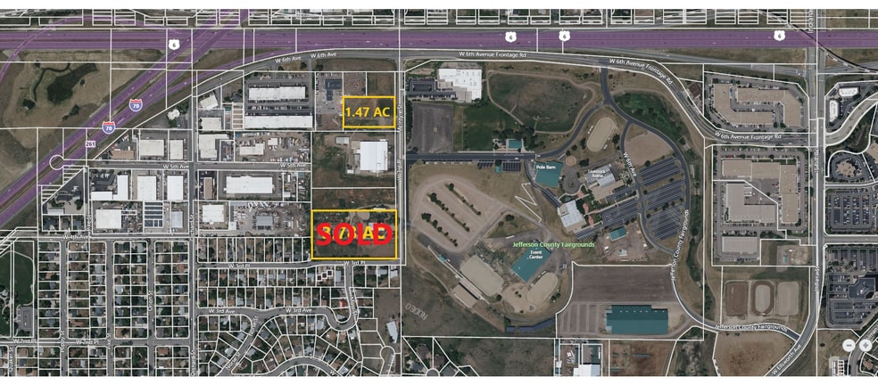 McIntyre St & W 3rd Place, Golden, CO for sale - Aerial - Image 3 of 6