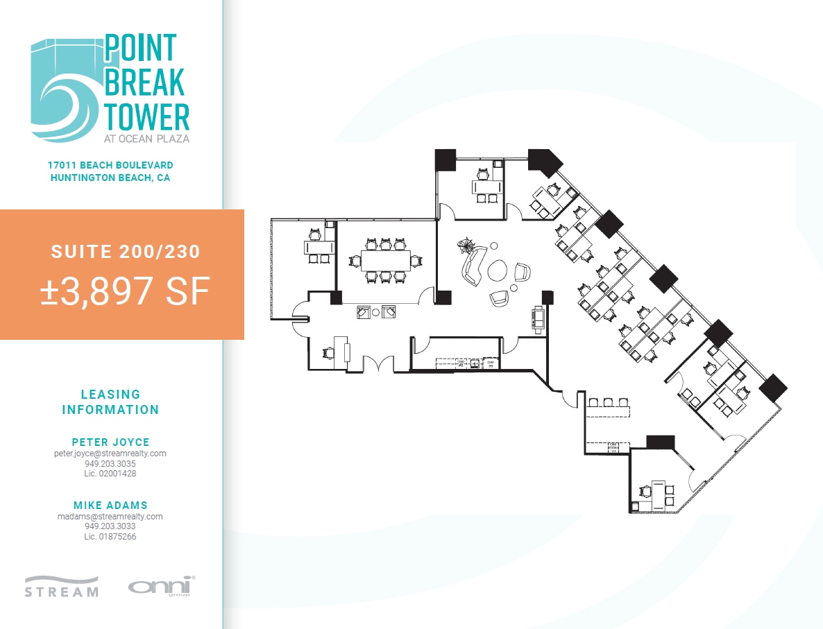 17011 Beach Blvd, Huntington Beach, CA for lease Floor Plan- Image 1 of 1