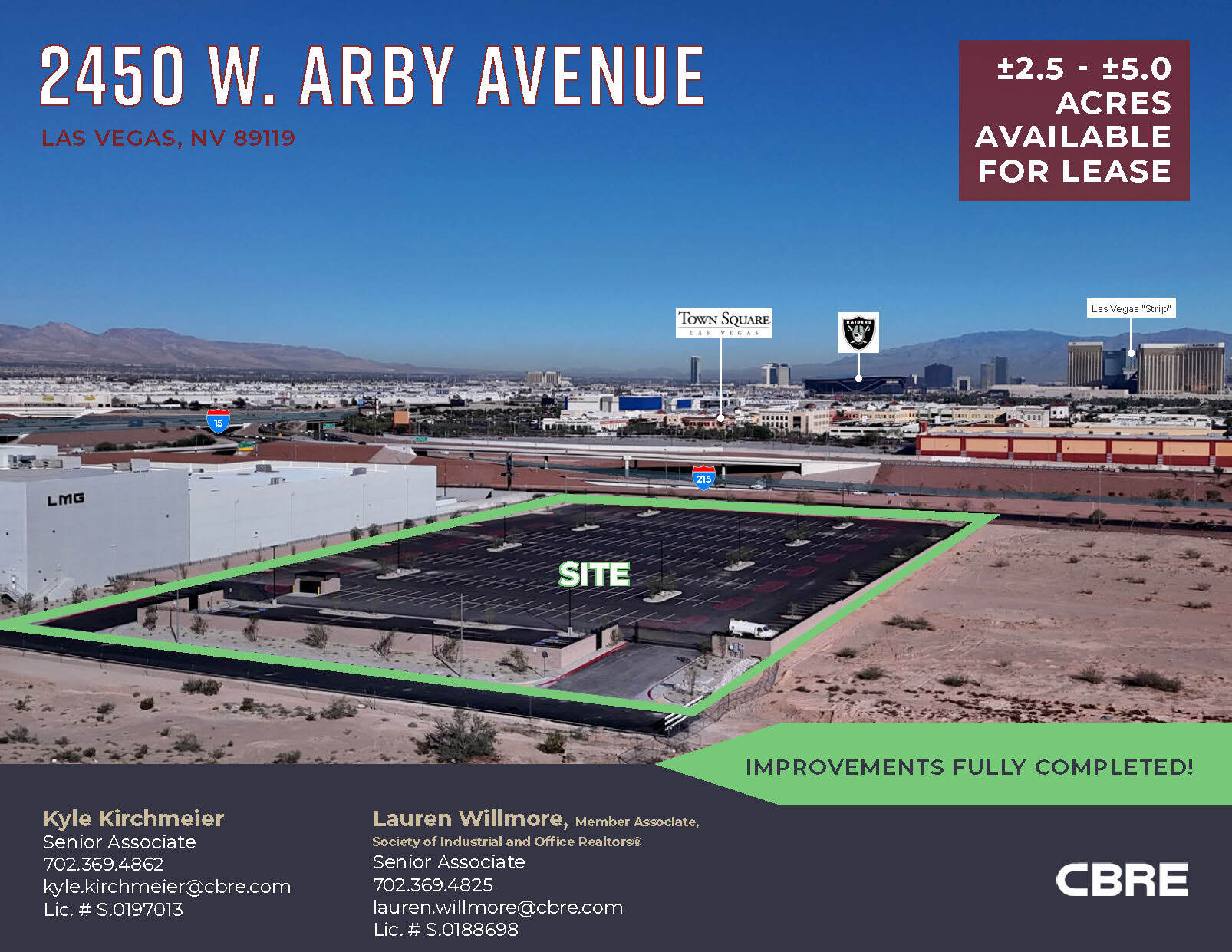 2450 W. Arby Avenue, Las Vegas, NV for lease Aerial- Image 1 of 5
