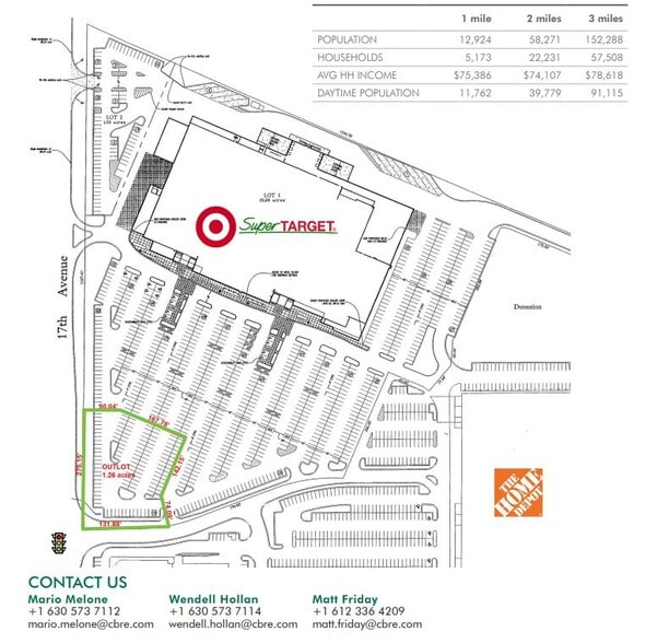 NEC 17th Ave & 19th St, Broadview, IL for sale - Plat Map - Image 2 of 2