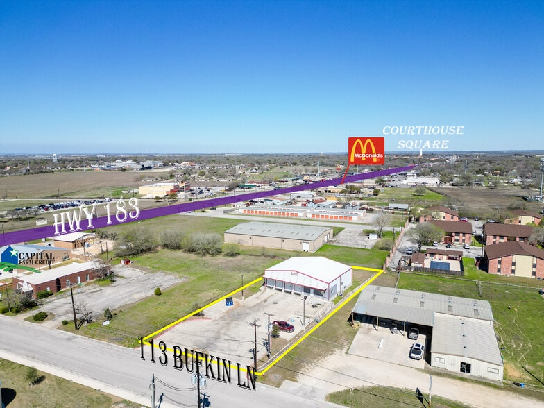 113 Bufkin Ln, Lockhart, TX for lease - Aerial - Image 1 of 34