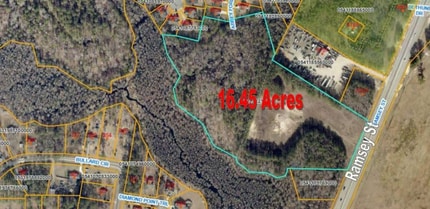 6735 Ramsey St, Fayetteville, NC - AERIAL  map view
