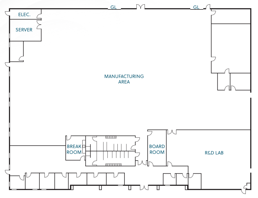 1215 Terra Bella Ave, Mountain View, CA for lease Floor Plan- Image 1 of 4