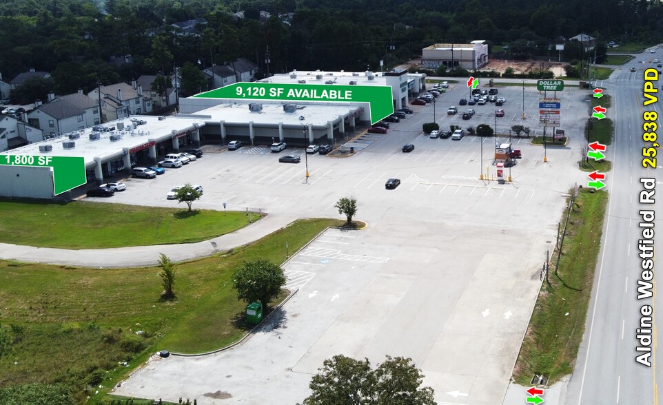 22602 Aldine Westfield Rd, Spring, TX for lease - Aerial - Image 2 of 5