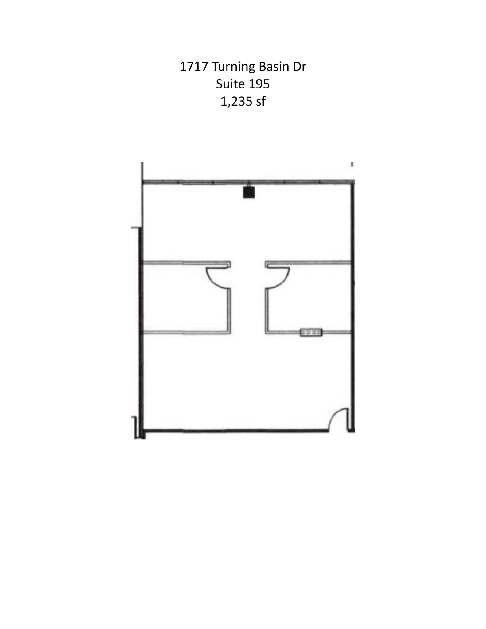 1717 Turning Basin Dr, Houston, TX for lease Site Plan- Image 1 of 7