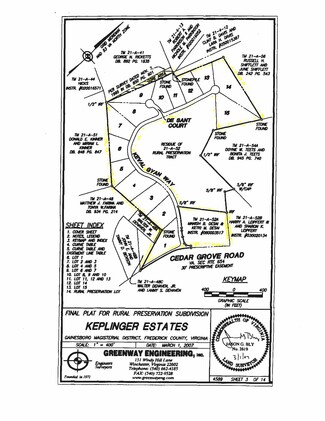 More details for 2189 Cedar Grove Rd, Winchester, VA - Land for Sale