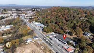 514 S Wall St, Calhoun, GA - AERIAL  map view - Image1