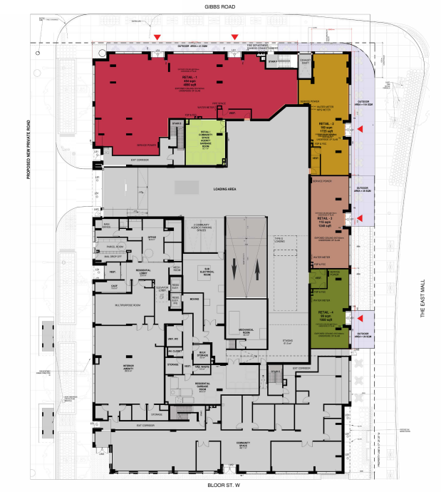 300-304 The East Mall, Toronto, ON for lease Floor Plan- Image 1 of 1