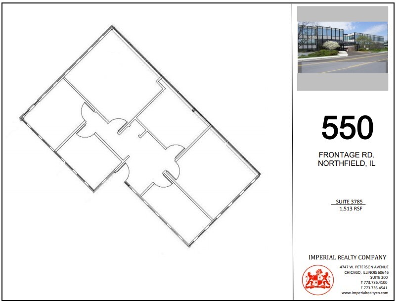 540-550 W Frontage Rd, Northfield, IL for lease Floor Plan- Image 1 of 7