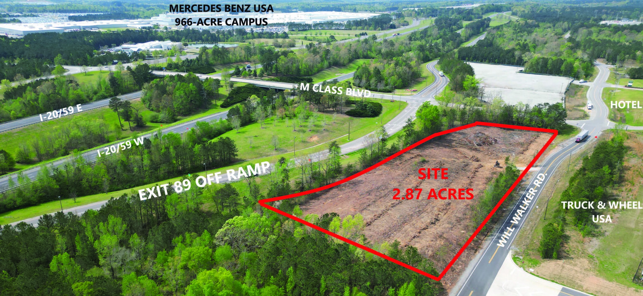 11203 Will Walker Road, Vance, AL for sale Aerial- Image 1 of 3