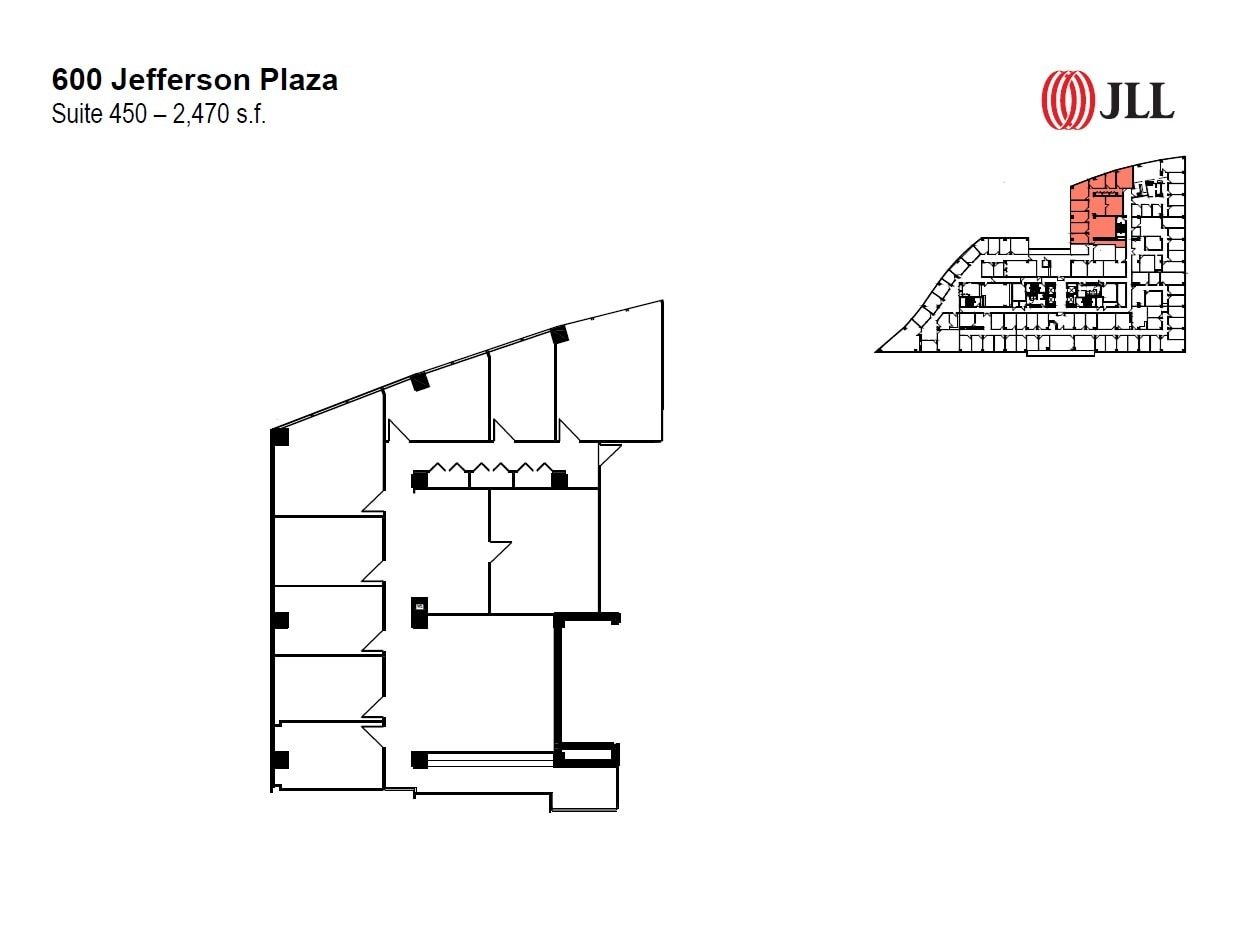 600 Jefferson Plz, Rockville, MD for lease Floor Plan- Image 1 of 1