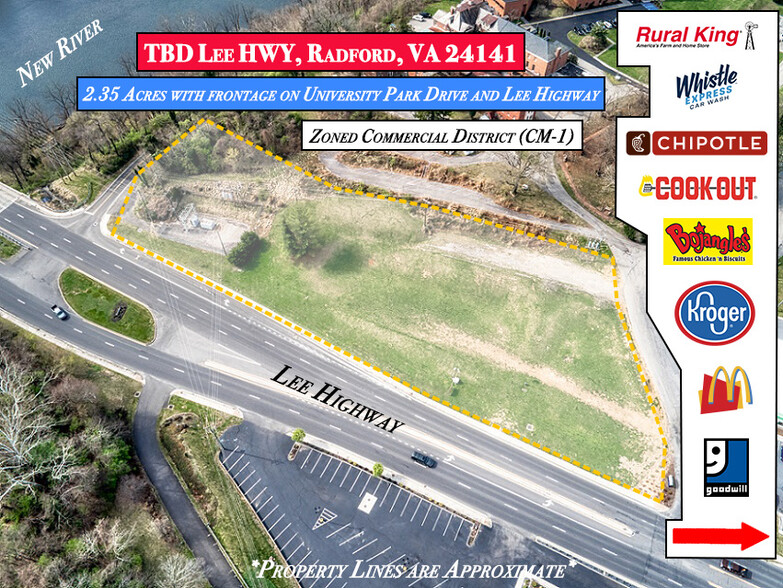 Lee Hwy, Radford, VA for sale - Building Photo - Image 1 of 17