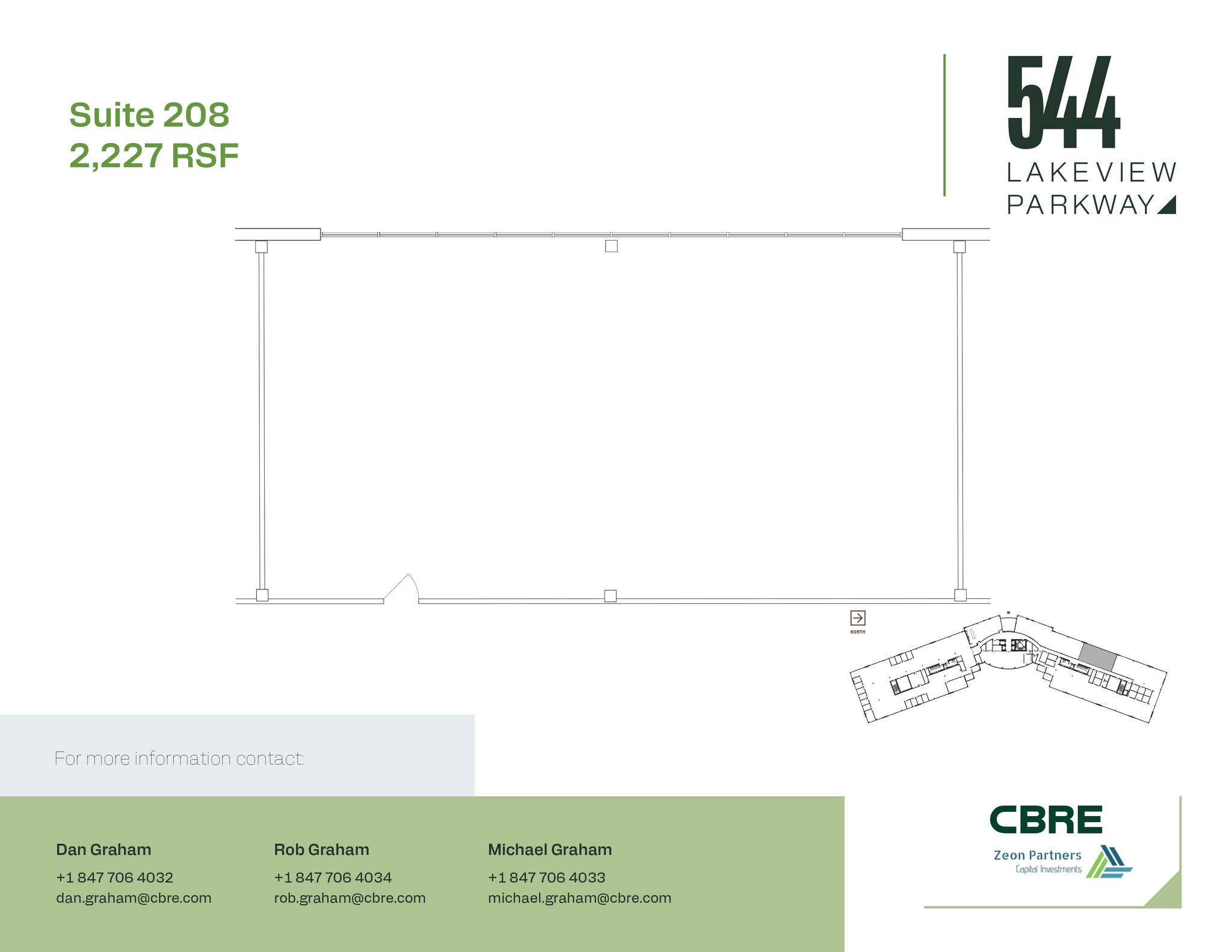 544 Lakeview Pky, Vernon Hills, IL for lease Floor Plan- Image 1 of 1