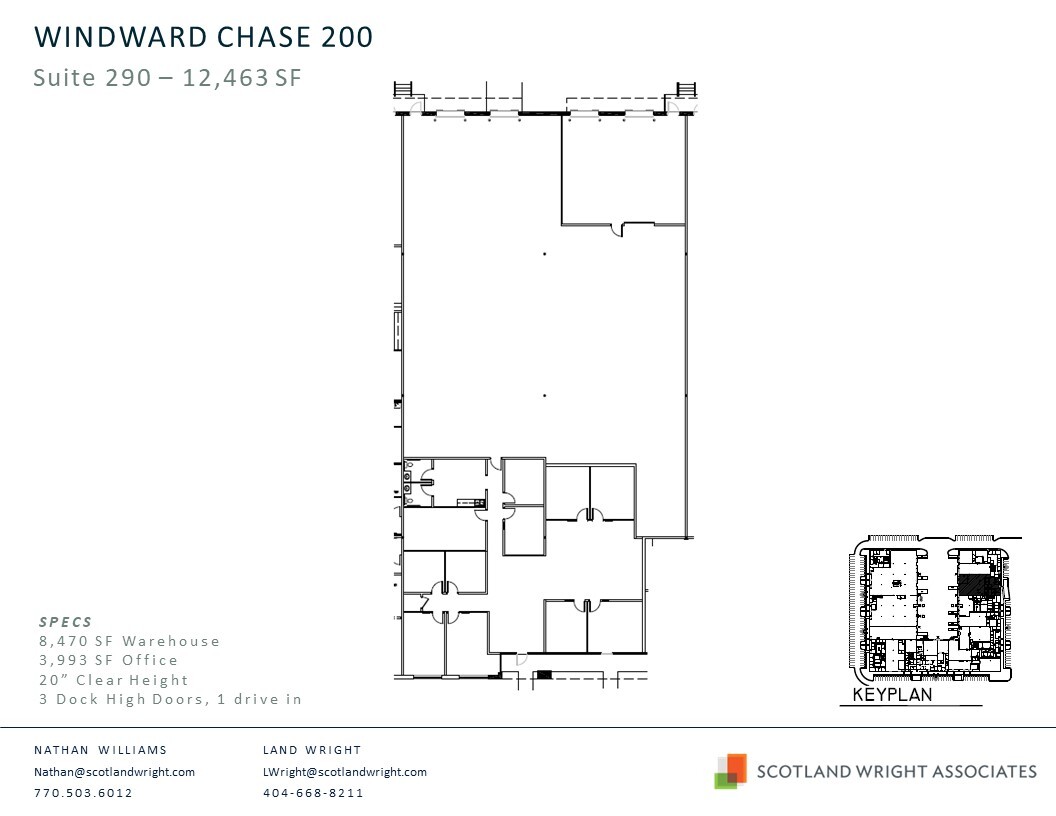 1235 Old Alpharetta Rd, Alpharetta, GA for lease Floor Plan- Image 1 of 3