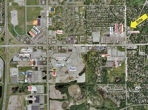 20920 Governors Hwy, Olympia Fields, IL - AERIAL  map view