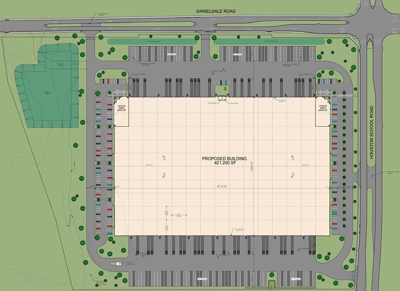 2810 Danieldale Rd, Lancaster, TX for lease - Site Plan - Image 2 of 2