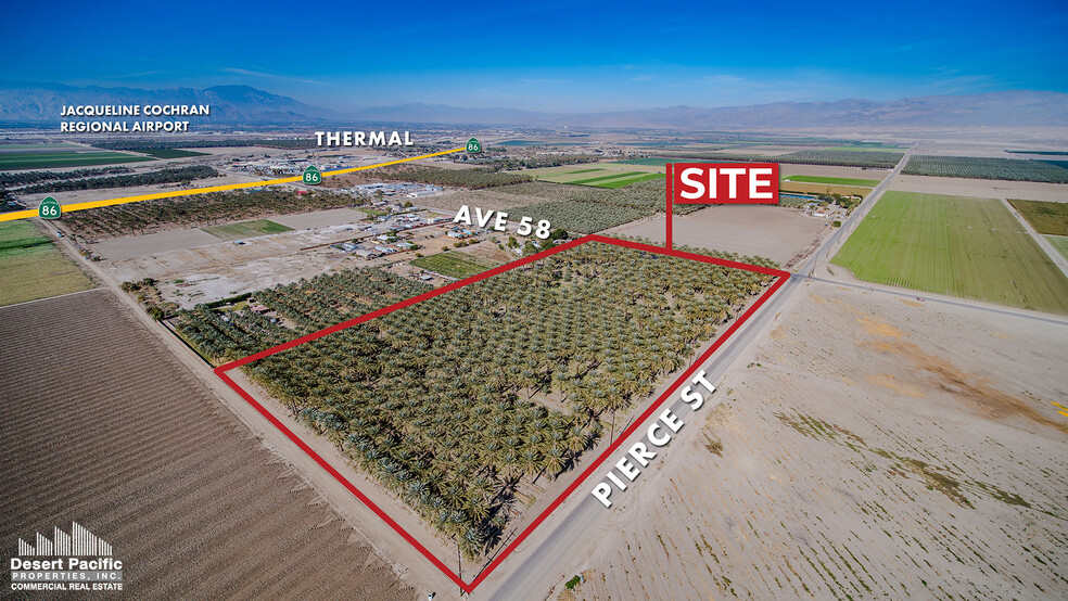 SWC Pierce St & Ave 58 ave, Thermal, CA for sale - Aerial - Image 2 of 28