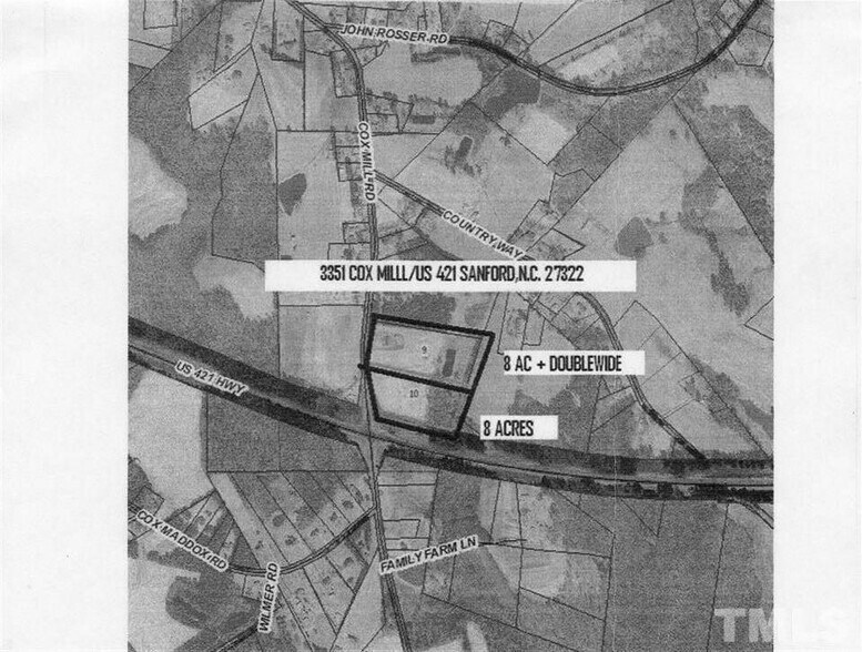 3351 Cox Mill Rd, Sanford, NC 27332 Land for Sale