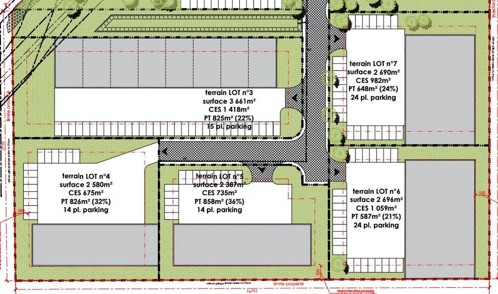 Land in Meximieux for sale - Site Plan - Image 1 of 2