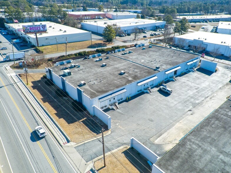 6586 Dawson Blvd, Norcross, GA for lease - Aerial - Image 3 of 9