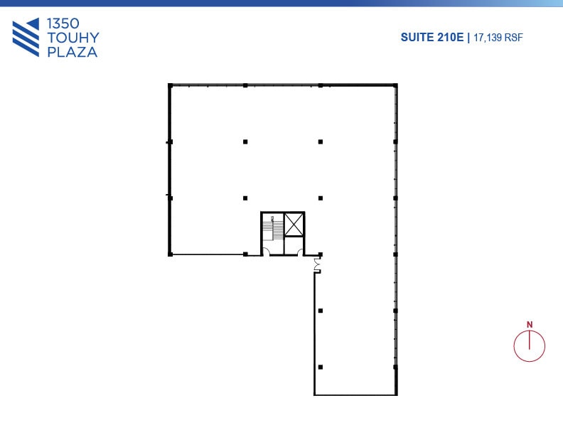 1350 E Touhy Ave, Des Plaines, IL for lease Floor Plan- Image 1 of 4