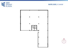 1350 E Touhy Ave, Des Plaines, IL for lease Floor Plan- Image 1 of 4