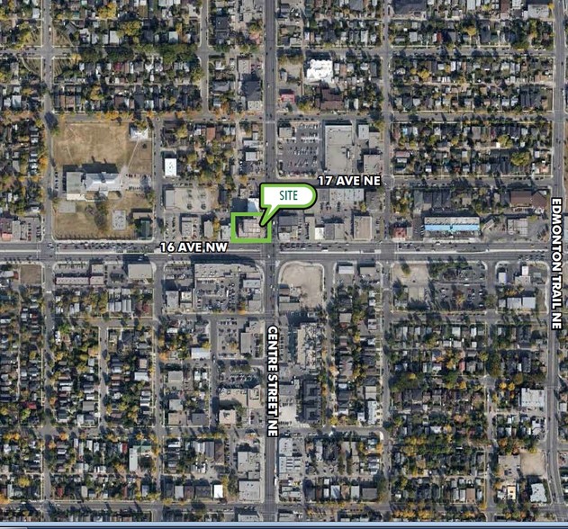 1701 Centre St NW, Calgary, AB for lease - Aerial - Image 2 of 6