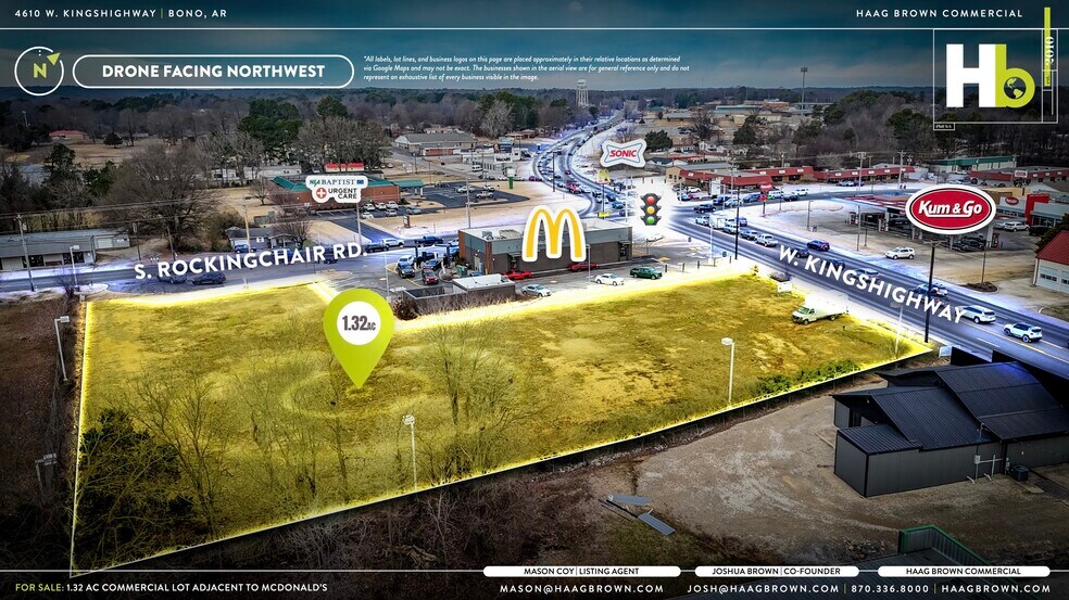 4610 W Kingshighway, Paragould, AR for sale - Aerial - Image 3 of 8