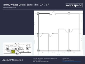 10400 Viking Dr, Eden Prairie, MN for lease Floor Plan- Image 2 of 2