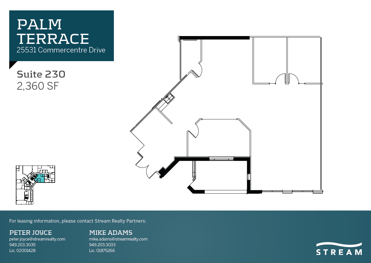 25521 Commercentre Dr, Lake Forest, CA for lease Floor Plan- Image 1 of 2