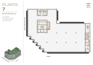 Gran Vía de les Corts Catalanes, 764, Barcelona, Barcelona for lease Typical Floor Plan- Image 1 of 2