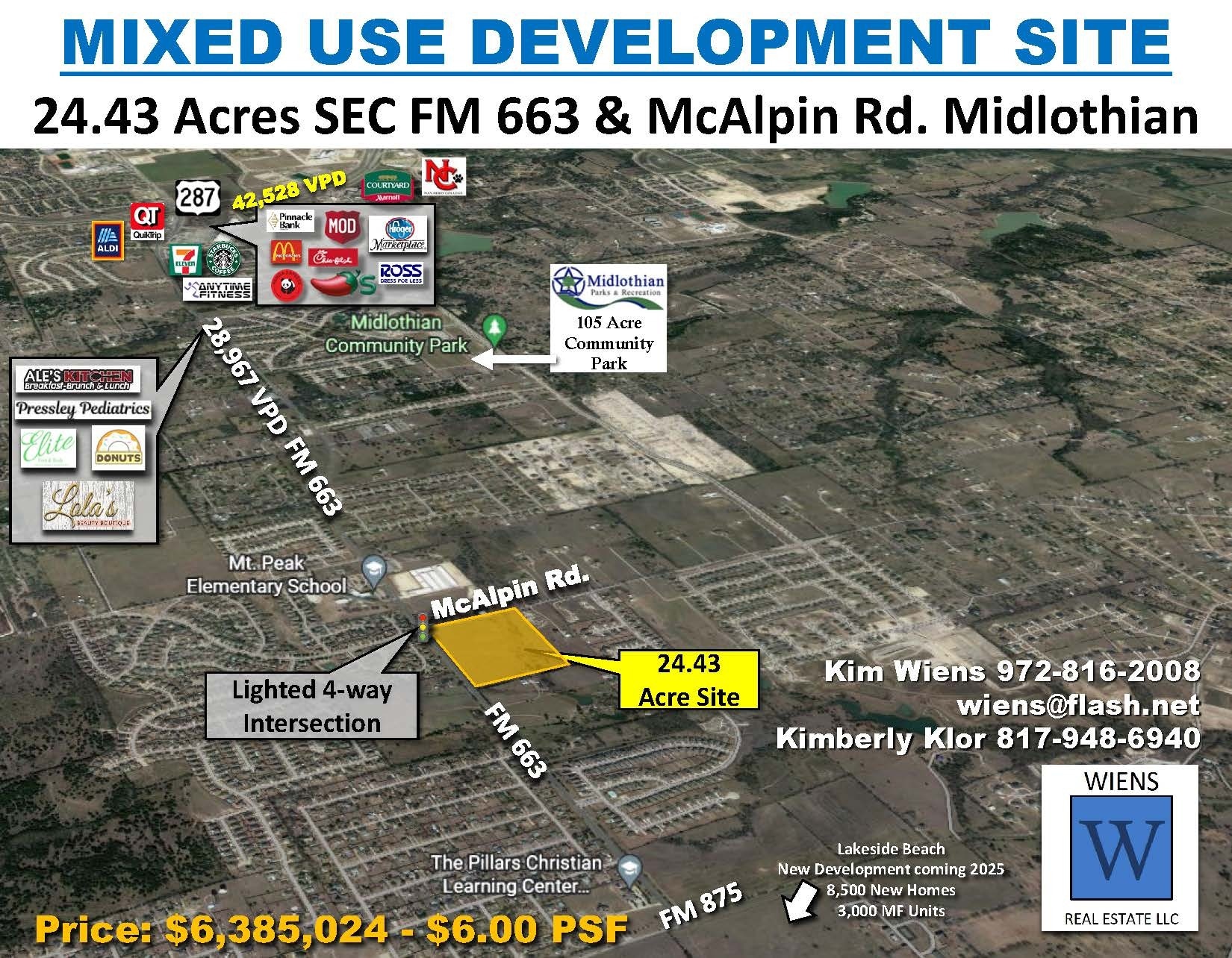 SEC FM 663 & McAlpin Rd, Midlothian, TX for sale Primary Photo- Image 1 of 6