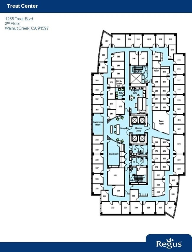 1255 Treat Blvd, Walnut Creek, CA for lease Floor Plan- Image 1 of 1