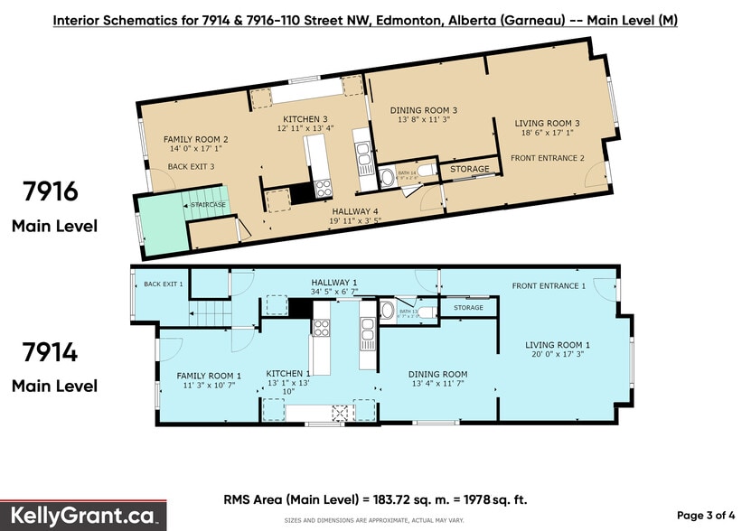 7914-7916 110 St NW, Edmonton, AB for sale - Floor Plan - Image 3 of 74