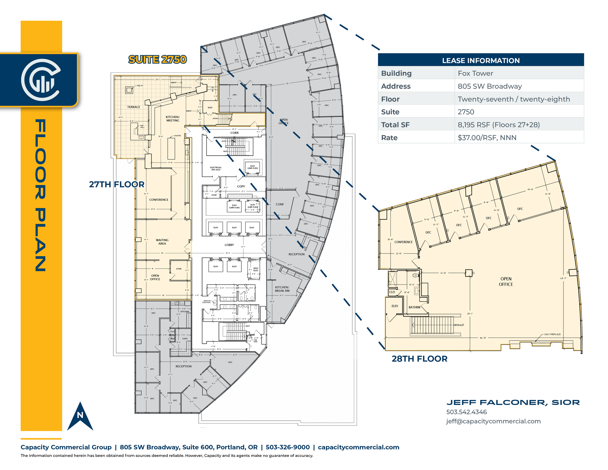 805 SW Broadway, Portland, OR for lease Floor Plan- Image 1 of 1